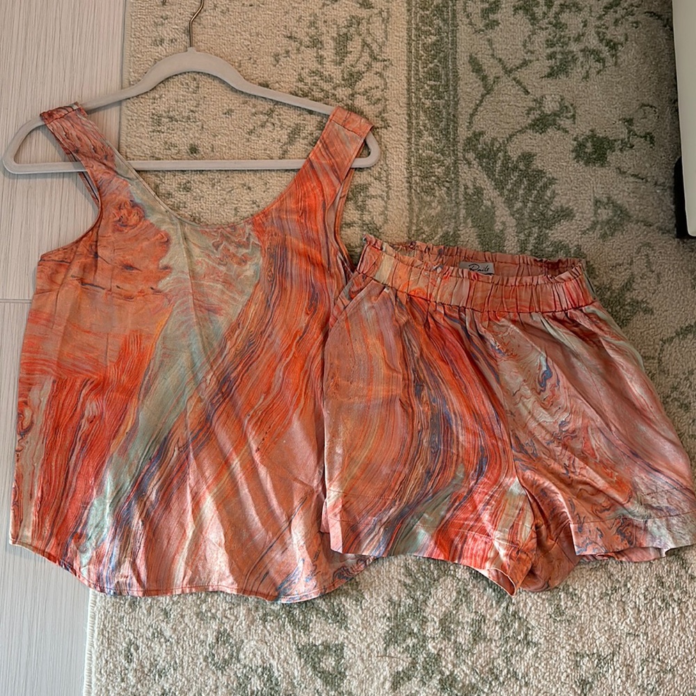Matching silk set